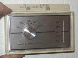 Old_White_Rogers_Mercury_Thermostat
